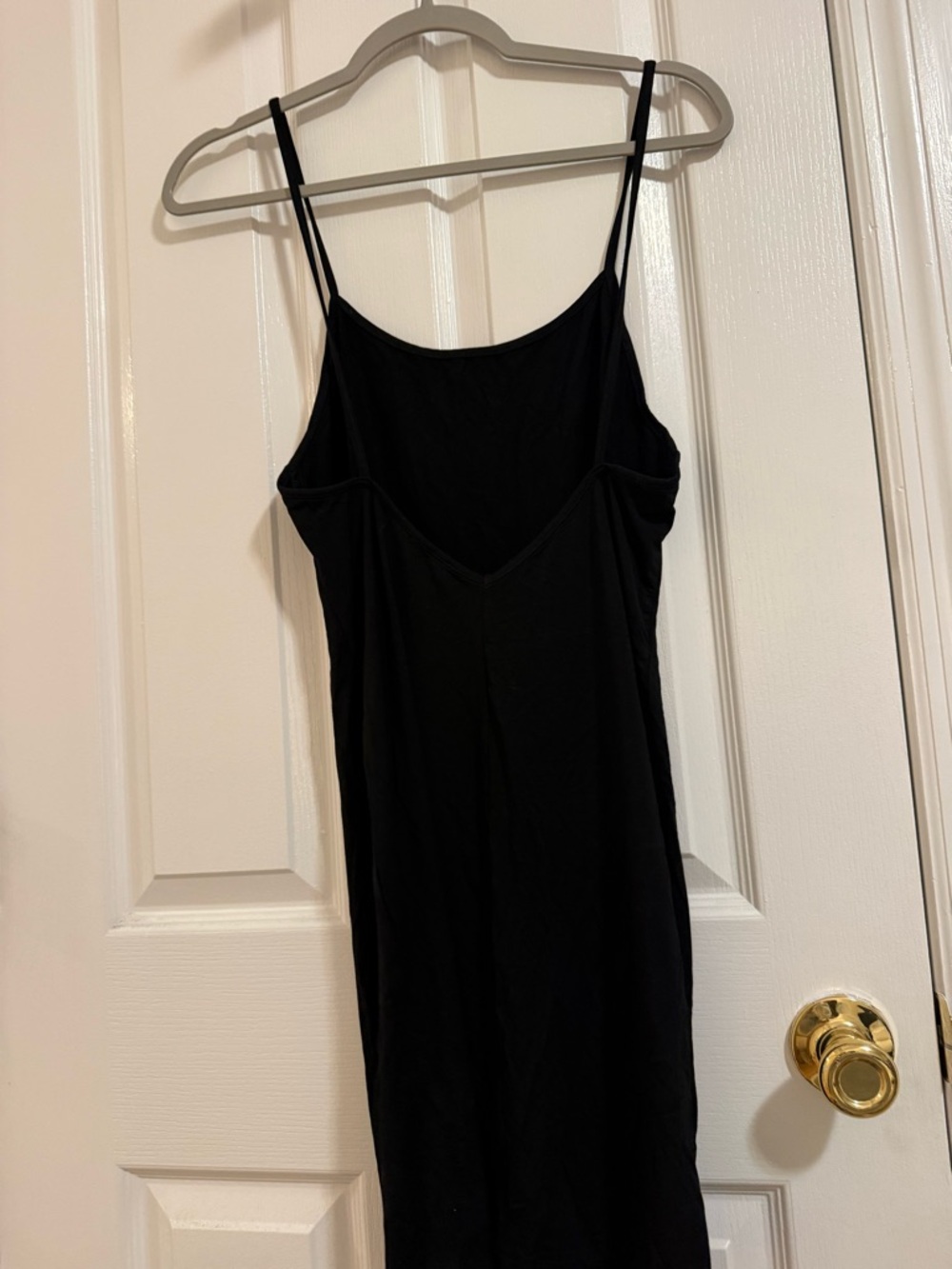 Tobi Black Midi Slip Dress